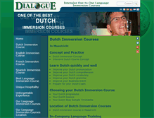 Tablet Screenshot of dutch-course.com